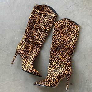 Schutz leopard boots